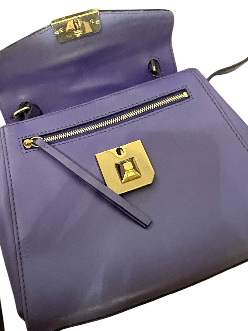 MCM Christina Satchel purple leather - Picture 10 of 14